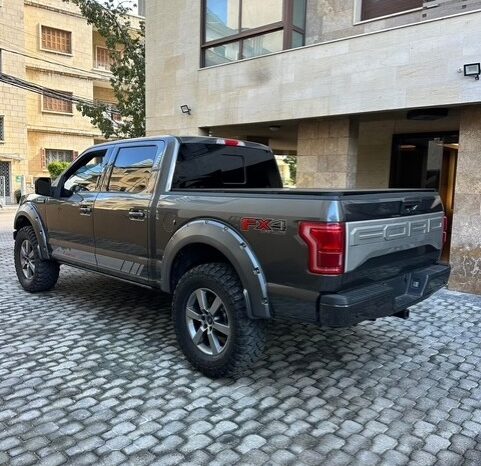 FORD F150 LARIAT V8 5.0L 2015 GRAY ON BLACK full