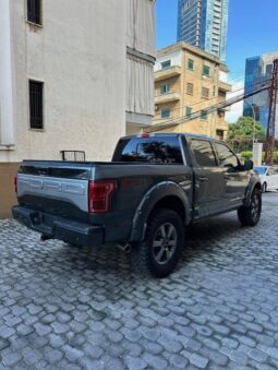 FORD F150 LARIAT V8 5.0L 2015 GRAY ON BLACK full