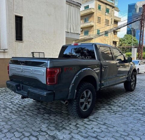 FORD F150 LARIAT V8 5.0L 2015 GRAY ON BLACK full