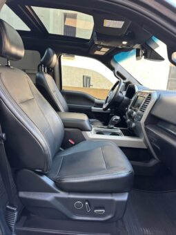 FORD F150 LARIAT V8 5.0L 2015 GRAY ON BLACK full