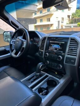 FORD F150 LARIAT V8 5.0L 2015 GRAY ON BLACK full