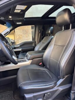 FORD F150 LARIAT V8 5.0L 2015 GRAY ON BLACK full