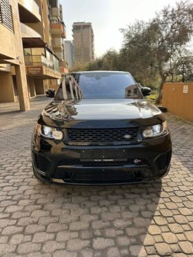 RANGE ROVER SPORT SVR 2017 BLACK ON BLACK