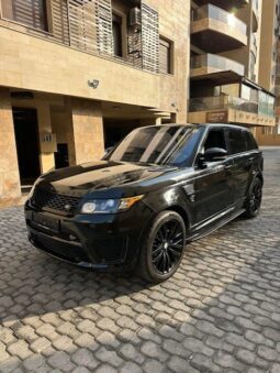 RANGE ROVER SPORT SVR 2017 BLACK ON BLACK full