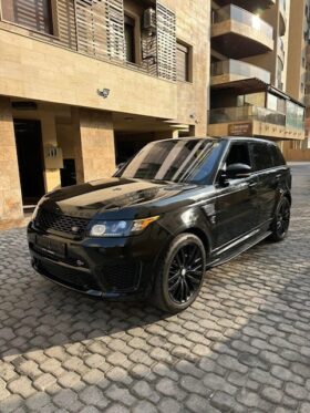 RANGE ROVER SPORT SVR 2017 BLACK ON BLACK