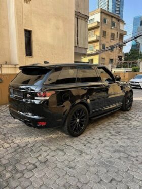 RANGE ROVER SPORT SVR 2017 BLACK ON BLACK