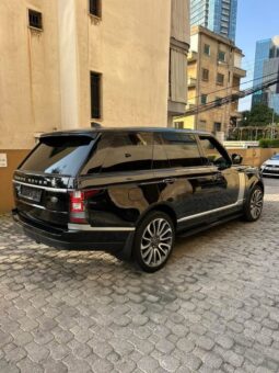 RANGE ROVER VOGUE L V8 AUTOBIOGRAPHY 2017 BLACK ON RED full