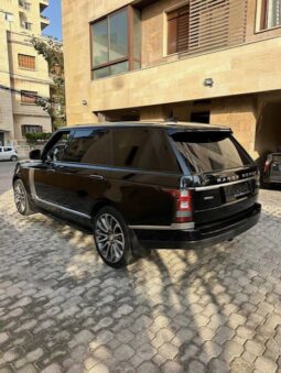 RANGE ROVER VOGUE L V8 AUTOBIOGRAPHY 2017 BLACK ON RED full