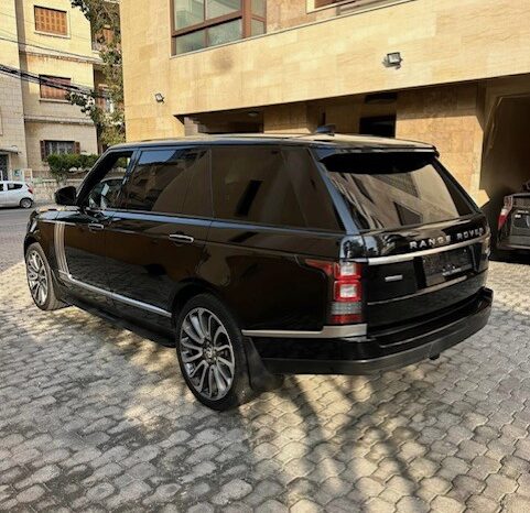 RANGE ROVER VOGUE L V8 AUTOBIOGRAPHY 2017 BLACK ON RED full