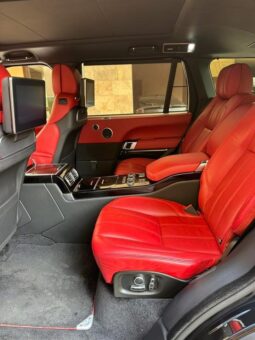 RANGE ROVER VOGUE L V8 AUTOBIOGRAPHY 2017 BLACK ON RED full