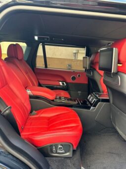 RANGE ROVER VOGUE L V8 AUTOBIOGRAPHY 2017 BLACK ON RED full