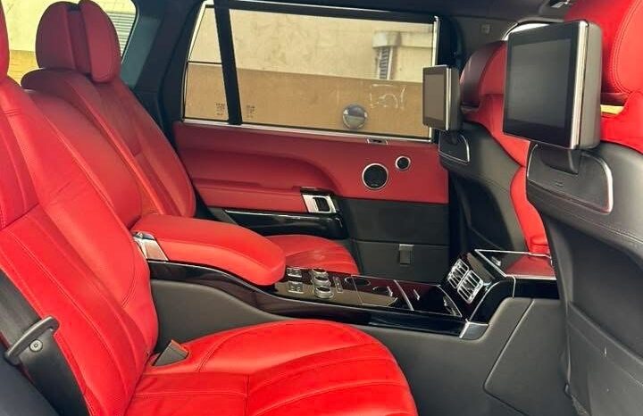 RANGE ROVER VOGUE L V8 AUTOBIOGRAPHY 2017 BLACK ON RED full