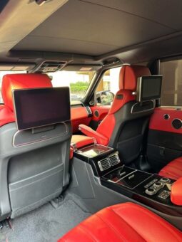 RANGE ROVER VOGUE L V8 AUTOBIOGRAPHY 2017 BLACK ON RED full