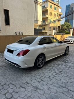 MERCEDES C300 AMG-LINE 4MATIC 2015 WHITE ON BLACK full