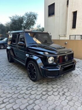 MERCEDES G63 AMG 2019 BLACK ON  BROWN (BRABUS KIT)