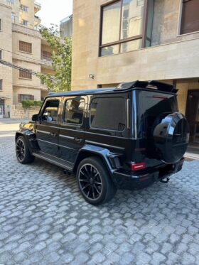 MERCEDES G63 AMG 2019 BLACK ON  BROWN (BRABUS KIT)