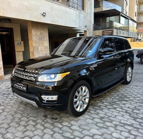 RANGE ROVER SPORT HSE V6 2017 BLACK ON BLACK full