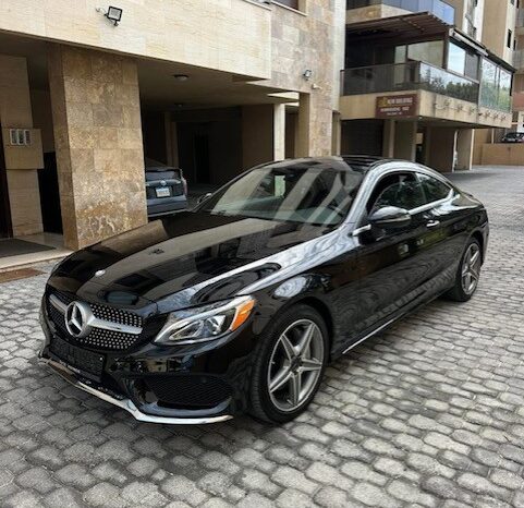 MERCEDES C300 COUPE AMG-LINE 2017 BLACK ON BLACK full