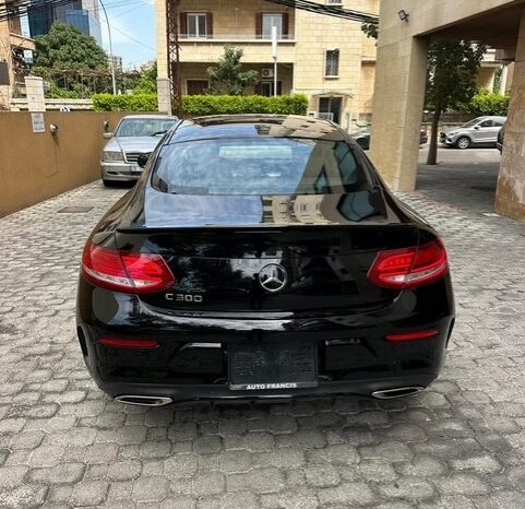 MERCEDES C300 COUPE AMG-LINE 2017 BLACK ON BLACK full