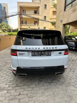 RANGE ROVER SPORT V6 AUTOBIOGRAPHY 2018 WHITE ON BLACK & BASKET full