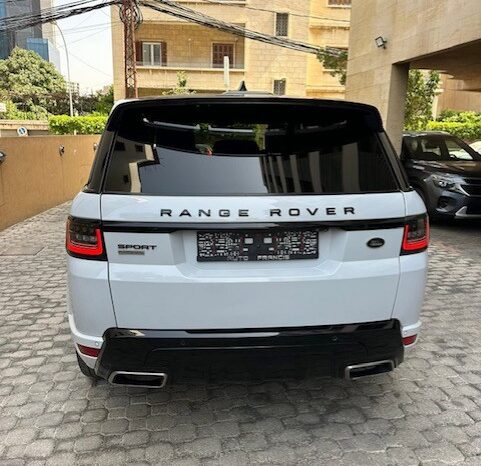 RANGE ROVER SPORT V6 AUTOBIOGRAPHY 2018 WHITE ON BLACK & BASKET full