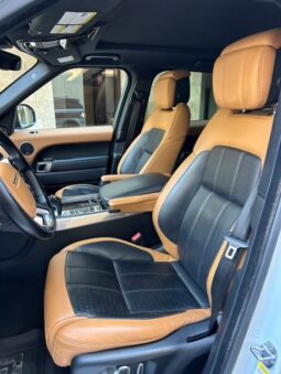 RANGE ROVER SPORT V6 AUTOBIOGRAPHY 2018 WHITE ON BLACK & BASKET full