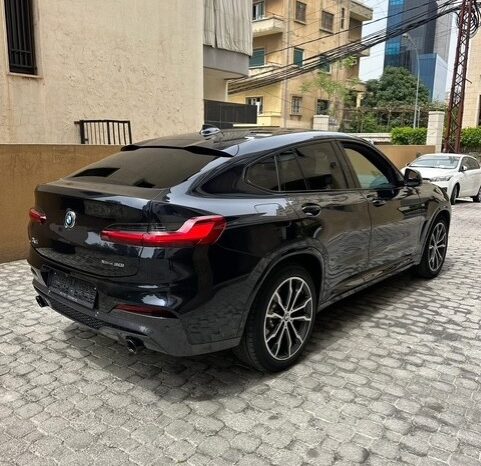 BMW X4 X-DRIVE 3.0i M-PACKAGE 2021 DARK BLUE ON RED full