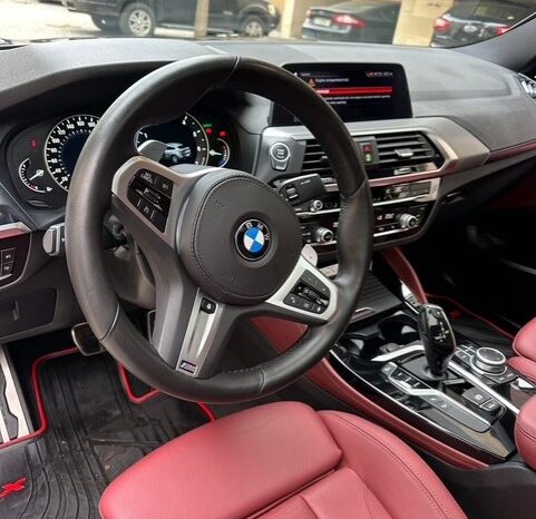 BMW X4 X-DRIVE 3.0i M-PACKAGE 2021 DARK BLUE ON RED full