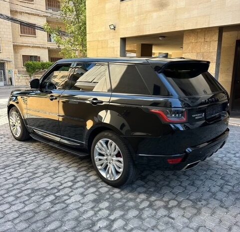 RANGE ROVER SPORT V8 SUPERCHARGED 2018 BLACK ON BASKET full