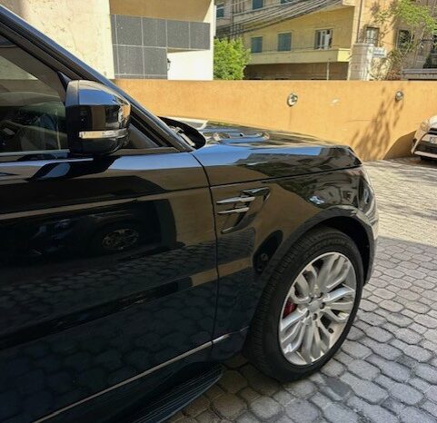 RANGE ROVER SPORT V8 SUPERCHARGED 2018 BLACK ON BASKET full