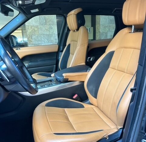 RANGE ROVER SPORT V8 SUPERCHARGED 2018 BLACK ON BASKET full