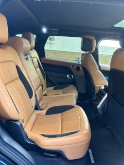 RANGE ROVER SPORT V8 SUPERCHARGED 2018 BLACK ON BASKET full