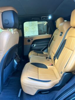 RANGE ROVER SPORT V8 SUPERCHARGED 2018 BLACK ON BASKET full