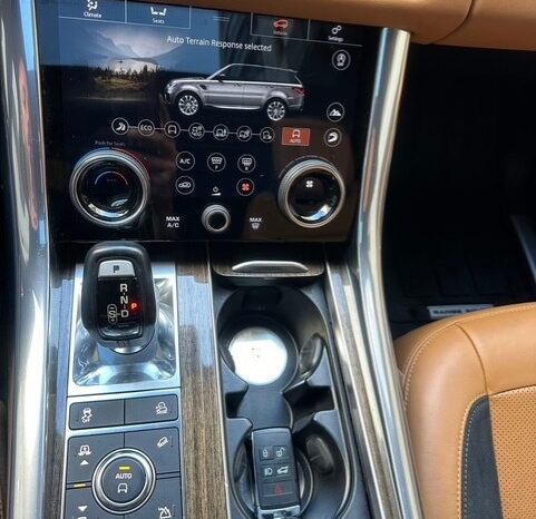 RANGE ROVER SPORT V8 SUPERCHARGED 2018 BLACK ON BASKET full