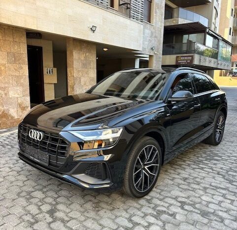 AUDI Q8 S-LINE QUATTRO 2019 BLACK ON BASKET full