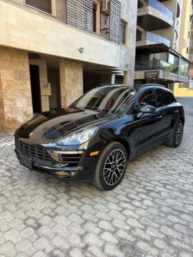 PORSCHE MACAN S 2017 BLACK ON RED
