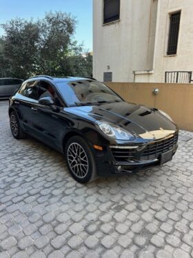 PORSCHE MACAN S 2017 BLACK ON RED