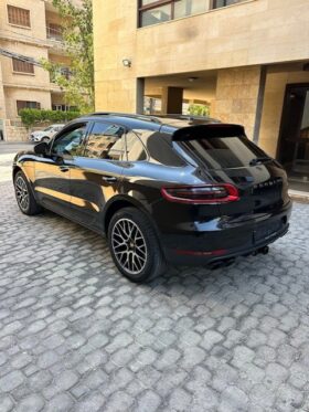 PORSCHE MACAN S 2017 BLACK ON RED