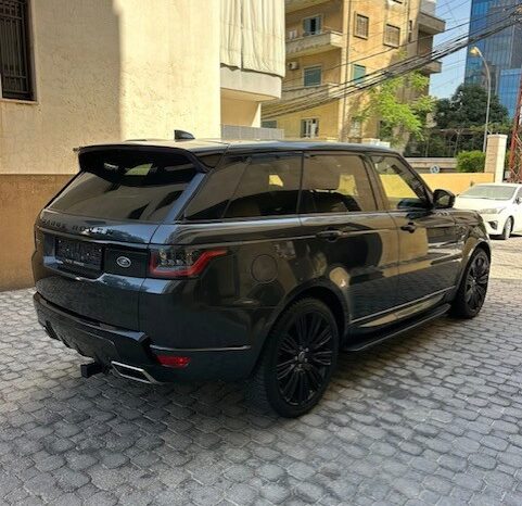 RANGE ROVER SPORT V6 DYNAMIC 2018 DARK GRAY ON RED & BLACK full