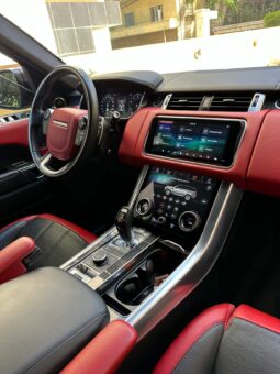RANGE ROVER SPORT V6 DYNAMIC 2018 DARK GRAY ON RED & BLACK full