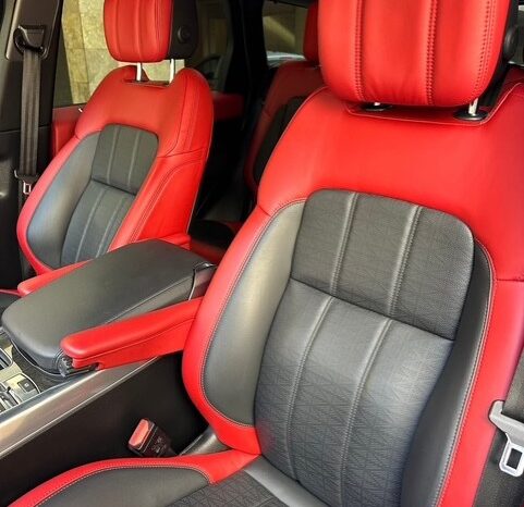 RANGE ROVER SPORT V6 DYNAMIC 2018 DARK GRAY ON RED & BLACK full