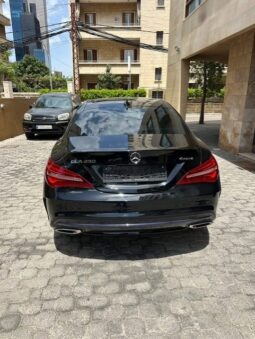 MERCEDES CLA 250 AMG-LINE 4MATIC 2018 BLACK ON BLACK full
