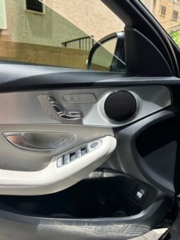 MERCEDES C 300 AMG-LINE 4MATIC 2017 BLACK ON TAN full
