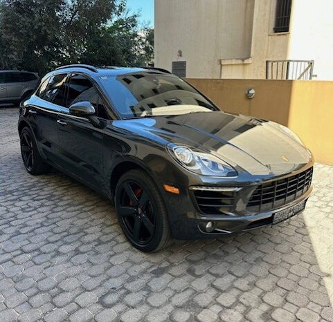 PORSCHE MACAN S 2017 DARK GRAY ON BLACK full