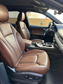 AUDI Q7 QUATTRO PREMIUM PLUS 2017 DARK BLUE ON BROWN full