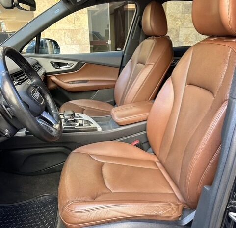 AUDI Q7 QUATTRO PREMIUM PLUS 2017 DARK BLUE ON BROWN full