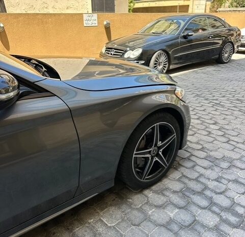 MERCEDES C300 AMG-LINE NP 4MATIC 2017 GRAY ON BLACK full