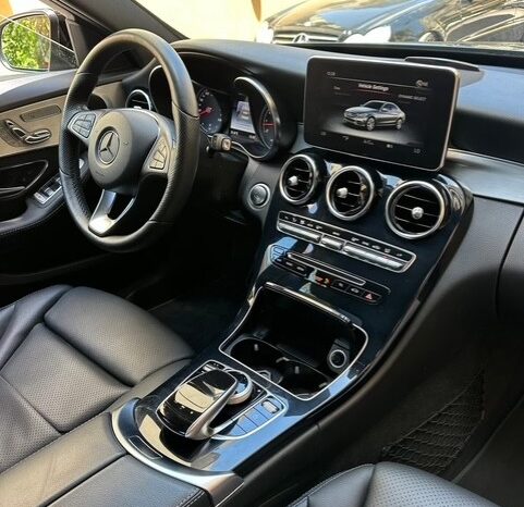 MERCEDES C300 AMG-LINE NP 4MATIC 2017 GRAY ON BLACK full
