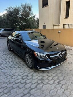 MERCEDES C 300 COUPE AMG-LINE 2017 BLACK ON BLACK full