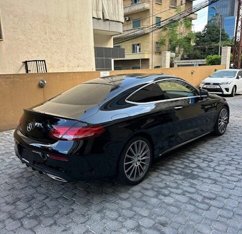 MERCEDES C 300 COUPE AMG-LINE 2017 BLACK ON BLACK full
